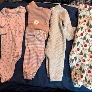 Pink Polka Dot Kids One Piece